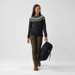 FJÄLLRÄVEN ÖVIK KNIT SWEATER W Damen - Wollpullover -Fjällräven Outdoor Günstiges Geschäft 5637519784 c oevik knit sweater w fjaellraeven 24